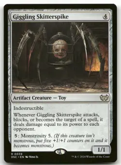 Giggling Skitterspike #39 (NM) Duskmourn DSC Magic MTG - Image 1