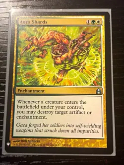 Wizards of the Coast Aura Shards Enchantment Regular 182/318 Reprints MINT - Image 1