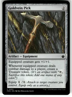 Goldvein Pick #253 (NM) Foundations FDN Magic MTG - Image 1
