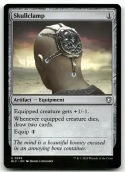 Skullclamp #283 (NM) Bloomburrow BLC Magic MTG - Image 1