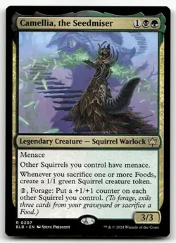 Camellia, the Seedmiser #207 (NM) Bloomburrow BLB Magic MTG - Image 1