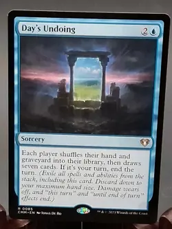 Day's Undoing Commander Masters MTG Regular Near Mint - Image 1