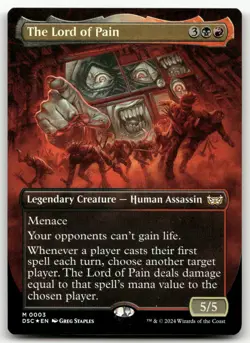 The Lord of Pain (Borderless) #3 (Foil) (NM) Duskmourn DSC Magic MTG - Image 1