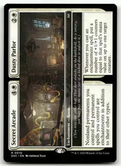 Secret Arcade // Dusty Parlor #10 (NM) Duskmourn DSC Magic MTG - Image 1