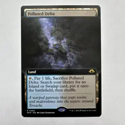 Polluted Delta (Extended Art) 465 NM Normal R Modern Horizons 3 MTG - Image 1