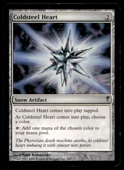 Coldsteel Heart LP Light Play Coldsnap MTG [9278] - Image 1