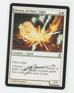 Magic the Gathering ~ Shinen of Stars' Light ~ M/NM ~ SOK ~ Signed by Artist #3 - Image 1