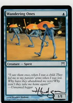Magic the Gathering ~ Wandering Ones ~ M/NM ~ COK ~ Signed by Artist - Image 1