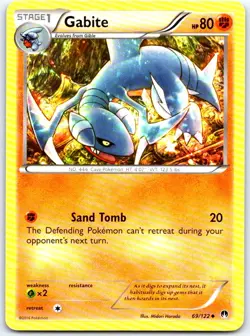 Gabite 69/122 Uncommon BREAKpoint Pokemon NM - Image 1