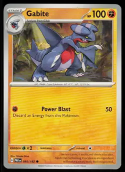 Gabite 095/182 Common Paradox Rift Pokemon Near Mint - Image 1