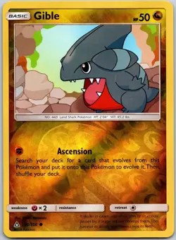 Gible 96/156 Reverse Holo Common Ultra Prism Near Mint - Image 1