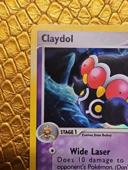 Claydol 38/110 Stamped EX Holon Phantoms Pokemon TCG Reverse Holo NM Minty - Image 2