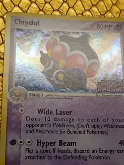 Claydol 38/110 Stamped EX Holon Phantoms Pokemon TCG Reverse Holo NM Minty - Image 4