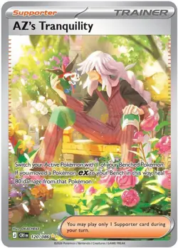 AZ'S TRANQUILITY 120/086 HOLO SPECIAL ILLUSTRATION RARE CHAOS RISING POKEMON NM - Image 3