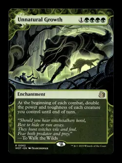 Unnatural Growth 62 R Wilds of Eldraine: Enchanting Tales - Image 1