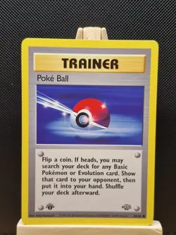 Pokemon TCG 1999 WOTC Jungle 1st Edition Poke Ball 64/64 - Near Mint - Image 1