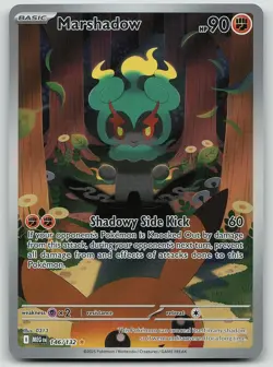 Pokemon Marshadow 146/132 Mega Evolution Illustration Rare Holo NM - Image 1