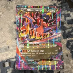 The Pokemon Company M Garchomp EX XY168 XY Full Art Holo Promo Eng 2016 210 HP - Image 1