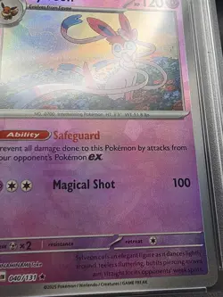Pokemon TCG Sylveon Masterball Reverse Holo Prismatic Evolutions Graded PSA 9 - Image 5