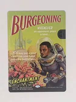 Burgeoning (Showcase) - Special Guests (SPG) - Magic: The Gathering - MTG - NM - Image 1