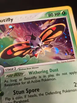 Pokemon TCG Beautifly 2 Ruby and Sapphire Vintage Mint near Mint Holo - Image 5