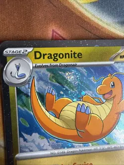 Dragonite 149/165 Cosmos Holo 151 Sam's Club Exclusive Promo Pokemon - SWIRL - Image 2