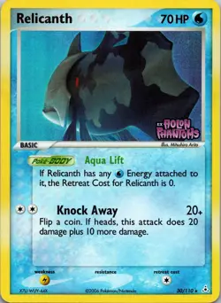 Relicanth 30/110 Rare Holon Phantoms Pokemon Reverse Holo NM - Image 1
