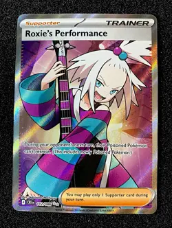 2026 Pokemon TCG Roxie's Performance 112/086 Cosmic Eclipse Holo Full Art UR EN - Image 1