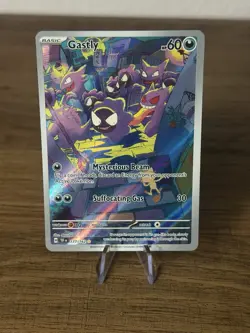 The Pokemon Company Gastly 177/162 SV05 Temporal Forces IR Full Art Holo NM - Image 1
