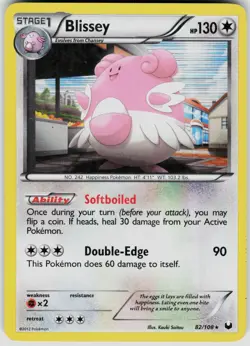 Blissey 82/108 Holo Rare Dark Explorers Pokemon Near Mint - Image 1