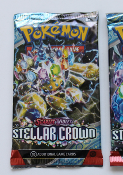 POKEMON STELLAR CROWN 1 BOOSTER PACK SEALED - Image 1