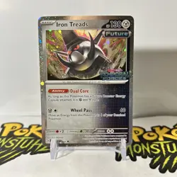 Iron Treads 118/162 - Temporal Forces Stamped Promo Cosmos Holo Pokemon TCG - NM - Image 1