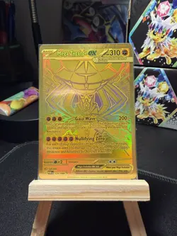 Mega Zygarde ex 124/088 Mega Hyper Rare Perfect Order Pokemon Holo Near Mint - Image 1