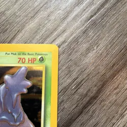 Wizards Pokemon TCG Muk Fossil 13/62 Holo Rare English Unlimited 70HP - Image 2
