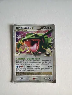 Pokemon Rayquaza C Lv.X DP47 Diamond & Pearl Holo Promo 120 HP English 2009 - Image 1