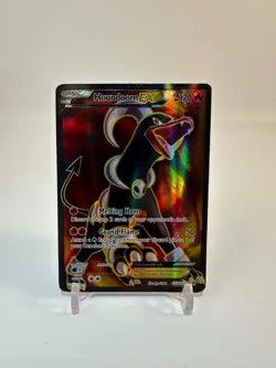 Pokemon TCG XY Breakthrough Houndoom Ex Full Art 153/162 DMG Condition - Image 1