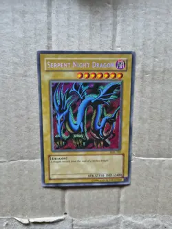 Yugioh Serpent Night Dragon Secret Rare MRl-103 Lp ( Small Crease ) - Image 1
