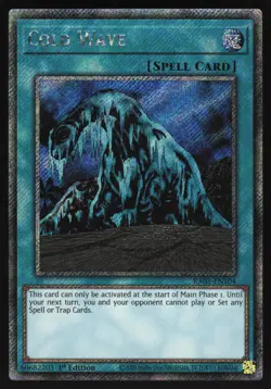 Cold Wave - RA03-EN104 - Platinum Secret Rare - Yugioh - Image 1