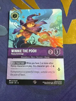 Epic Attack of the Vine! Disney Lorcana Winnie the Pooh - Hunny Archmage 212/207 - Image 1