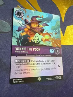 Epic Attack of the Vine! Disney Lorcana Winnie the Pooh - Hunny Archmage 212/207 - Image 2