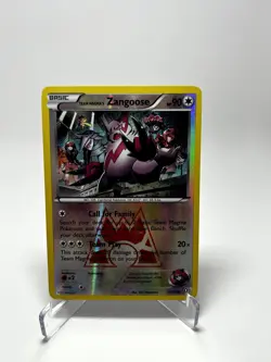 Team Magma's Zangoose Reverse Holo Common Double Crisis 22/34 NM - Image 1