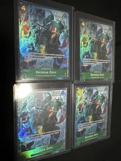 4 x Roronoa Zoro PRB02-006 (Alternate Art) Premium Booster -The Best- Vol. 2 NM - Image 1