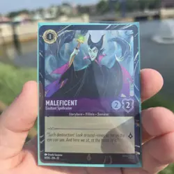 Disney Parks 2026 Lorcana Maleficent Attack Of The Vine 4/DIS EN 13 Promo Card - Image 1