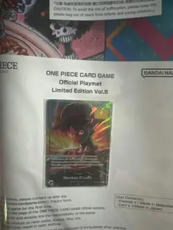 One Piece Card Game Official Playmat Limited Edition Vol.5 PROMO ENGLISH IN-HAND - Image 3