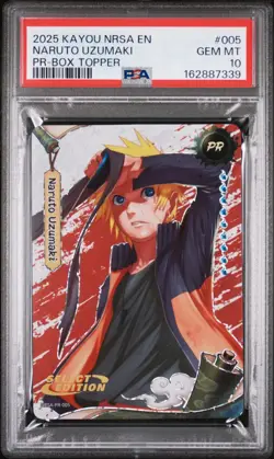 PSA 10 Naruto Uzumaki - PR - Naruto Kayou English Series 2 - Promo Card - Image 1