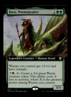 Baru, Wurmspeaker (Extended Art) 76 Foil R Commander: Dominaria United - Image 1