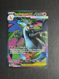 Mega Charizard X ex 109/094 Ultra Rare Phantasmal Flames Pokemon Holo Near Mint - Image 1