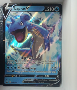 Lapras V 049/202 Swsh01: Sword & Shield Ultra Rare Holo 210 HP Basic Water - Image 1
