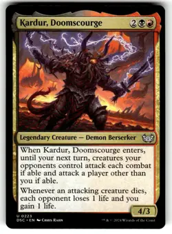 Kardur, Doomscourge Commander: Duskmourn: House of Horror Regular MTG - Image 1