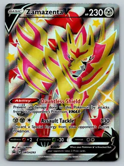 Zamazenta V SWSH293 Black Star Promos Premium Figure Collection Shiny Pokemon NM - Image 1